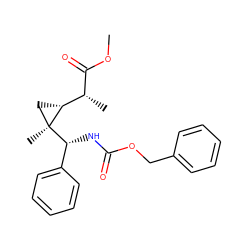 COC(=O)[C@H](C)[C@H]1C[C@]1(C)[C@H](NC(=O)OCc1ccccc1)c1ccccc1 ZINC000006202058