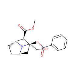 COC(=O)[C@H]1[C@@H](OC(=O)c2ccccc2)C[C@H]2CC[C@H]1N2CCO ZINC000101248645