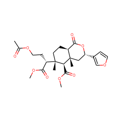 COC(=O)[C@H]1[C@](C)([C@@H](CCOC(C)=O)C(=O)OC)CC[C@H]2C(=O)O[C@H](c3ccoc3)C[C@]12C ZINC001772590940
