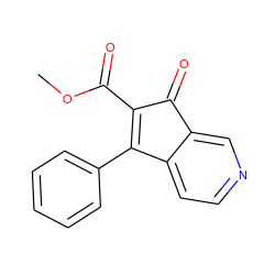 COC(=O)C1=C(c2ccccc2)c2ccncc2C1=O ZINC000026742464