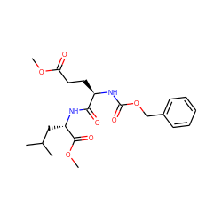 COC(=O)CC[C@@H](NC(=O)OCc1ccccc1)C(=O)N[C@@H](CC(C)C)C(=O)OC ZINC000004270632