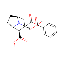 COC(=O)CN1[C@H]2CC[C@H]1[C@H](C(=O)OC)[C@@H](OC(=O)c1ccccc1)C2 ZINC000261177361