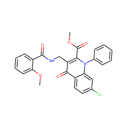 COC(=O)c1c(CNC(=O)c2ccccc2OC)c(=O)c2ccc(Cl)cc2n1-c1ccccc1 ZINC000096170241