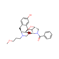 COCCCN1CC[C@@]23c4cc(O)ccc4C[C@H]1[C@]21CC[C@H]2[C@H]3[C@@H](CN2C(=O)c2ccccc2)O1 ZINC001772607420