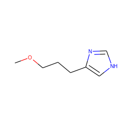 COCCCc1c[nH]cn1 ZINC000013560962