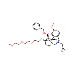 COCCOCCOCCO[C@]12CC[C@@]3(C[C@@H]1COCc1ccccc1)[C@H]1Cc4ccc(OC)c5c4[C@@]3(CCN1CC1CC1)[C@H]2O5 ZINC000114757671