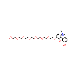 COCCOCCOCCOCCOCCOCCOCCO[C@H]1C=C[C@@H]2[C@H]3Cc4ccc(OC)c5c4[C@@]2(CCN3C)[C@H]1O5 ZINC001772617686