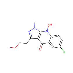 COCCc1nn(C)c2c1c(=O)c1cc(Cl)ccc1n2O ZINC000014959896