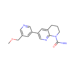 COCc1cncc(-c2cnc3c(c2)CCCN3C(N)=O)c1 ZINC000221441238