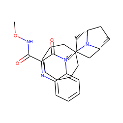 CONC(=O)c1nc2ccccc2n([C@@H]2C[C@@H]3CC[C@H](C2)N3C2CCCCCCC2)c1=O ZINC000143832927