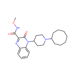 CONC(=O)c1nc2ccccc2n(C2CCN(C3CCCCCCC3)CC2)c1=O ZINC000114764095