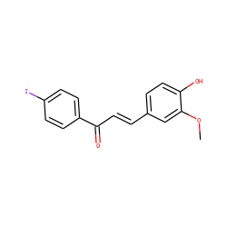 COc1cc(/C=C/C(=O)c2ccc(I)cc2)ccc1O ZINC000028913120