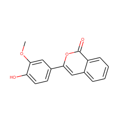 COc1cc(-c2cc3ccccc3c(=O)o2)ccc1O ZINC001772585708