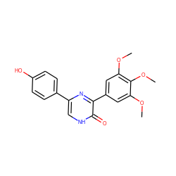 COc1cc(-c2nc(-c3ccc(O)cc3)c[nH]c2=O)cc(OC)c1OC ZINC000299828854