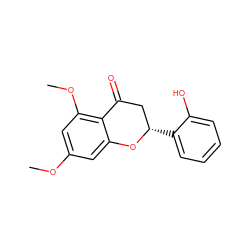 COc1cc(OC)c2c(c1)O[C@@H](c1ccccc1O)CC2=O ZINC000098083386