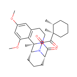 COc1cc2c(c(OC)c1)[C@]1(C)[C@H]3CCC[C@@H](C(=O)N1CC2)N3C(=O)C(=O)[C@]1(C)CCCC[C@H]1C ZINC000095603604