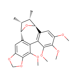 COc1cc2c(c(OC)c1OC)-c1c(cc3c(c1OC)OCO3)[C@H]1O[C@H]2[C@@H](C)[C@H]1C ZINC000101933911