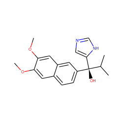 COc1cc2ccc([C@](O)(c3cnc[nH]3)C(C)C)cc2cc1OC ZINC000033974951