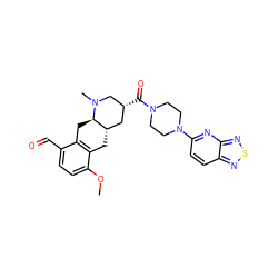 COc1ccc(C=O)c2c1C[C@H]1C[C@@H](C(=O)N3CCN(c4ccc5nsnc5n4)CC3)CN(C)[C@@H]1C2 ZINC000028949890