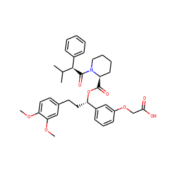 COc1ccc(CC[C@H](OC(=O)[C@@H]2CCCCN2C(=O)[C@H](c2ccccc2)C(C)C)c2cccc(OCC(=O)O)c2)cc1OC ZINC000034799721