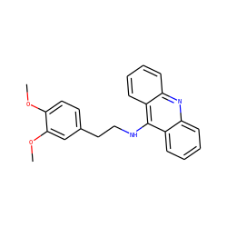 COc1ccc(CCNc2c3ccccc3nc3ccccc23)cc1OC ZINC000004729976