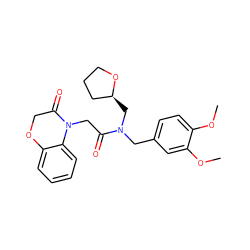 COc1ccc(CN(C[C@H]2CCCO2)C(=O)CN2C(=O)COc3ccccc32)cc1OC ZINC000001361633