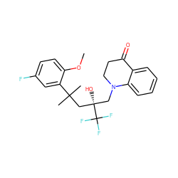 COc1ccc(F)cc1C(C)(C)C[C@@](O)(CN1CCC(=O)c2ccccc21)C(F)(F)F ZINC000034633702