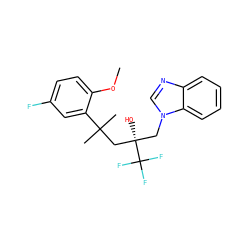 COc1ccc(F)cc1C(C)(C)C[C@@](O)(Cn1cnc2ccccc21)C(F)(F)F ZINC000034802064