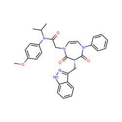 COc1ccc(N(C(=O)CN2C=CN(c3ccccc3)C(=O)[C@H](Cc3n[nH]c4ccccc34)C2=O)C(C)C)cc1 ZINC000043151997