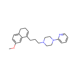 COc1ccc2c(c1)C(CCCN1CCN(c3ccccn3)CC1)=CCC2 ZINC000013733288