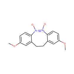 COc1ccc2c(c1)CCc1cc(OC)ccc1[N+]([O-])=[N+]2[O-] ZINC000005552057