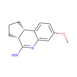 COc1ccc2c(c1)N=C(N)[C@@H]1CCC[C@H]21 ZINC000013817937