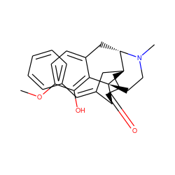 COc1ccc2c(c1O)[C@]13CCN(C)[C@@H](C2)[C@]12CCC(=O)[C@H]3/C(=C/c1ccccc1)C2 ZINC000100869198