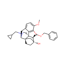 COc1ccc2c3c1O[C@@H]1[C@]34CCN(CC3CC3)[C@H](C2)[C@]42CC[C@@]1(O)[C@@H](COCc1ccccc1)C2 ZINC000148667151