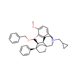 COc1ccc2c3c1O[C@H]1[C@@]4(c5ccccc5)CC[C@@]5(C[C@@H]4COCc4ccccc4)[C@@H](C2)N(CC2CC2)CC[C@]315 ZINC000114755690