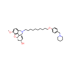 COc1ccc2c3c1O[C@H]1C[C@@H](O)C=C[C@@]31CCN(CCCCCCCCCCOc1ccc(CN3CCCCC3)cc1)C2 ZINC000042808107