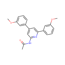 COc1cccc(-c2cc(NC(C)=O)nc(-c3cccc(OC)c3)c2)c1 ZINC001772645943