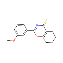 COc1cccc(-c2nc(=S)c3c(o2)CCCC3)c1 ZINC000000615012