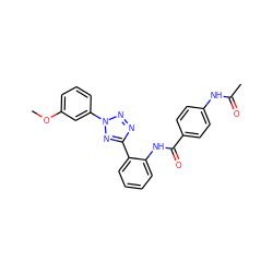 COc1cccc(-n2nnc(-c3ccccc3NC(=O)c3ccc(NC(C)=O)cc3)n2)c1 ZINC001772615598