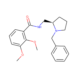 COc1cccc(C(=O)NC[C@H]2CCCN2Cc2ccccc2)c1OC ZINC000012356185