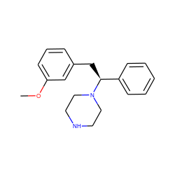 COc1cccc(C[C@@H](c2ccccc2)N2CCNCC2)c1 ZINC000034184513