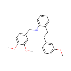 COc1cccc(CCc2ccccc2NCc2ccc(OC)c(OC)c2)c1 ZINC000029135596