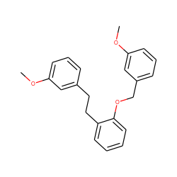 COc1cccc(CCc2ccccc2OCc2cccc(OC)c2)c1 ZINC000036248248