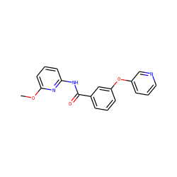 COc1cccc(NC(=O)c2cccc(Oc3cccnc3)c2)n1 ZINC000096939160