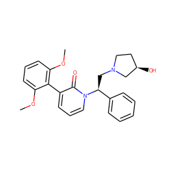 COc1cccc(OC)c1-c1cccn([C@@H](CN2CC[C@@H](O)C2)c2ccccc2)c1=O ZINC000013488469