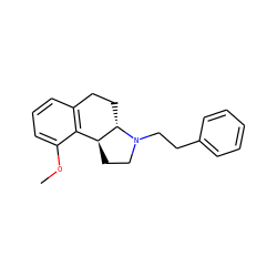 COc1cccc2c1[C@@H]1CCN(CCc3ccccc3)[C@H]1CC2 ZINC000026007030