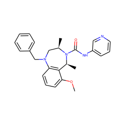 COc1cccc2c1[C@H](C)N(C(=O)Nc1cccnc1)[C@H](C)CN2Cc1ccccc1 ZINC001772578814