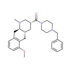 COc1cccc2c1C[C@H]1C[C@@H](C(=O)N3CCN(Cc4ccccc4)CC3)CN(C)[C@@H]1C2 ZINC000028950424