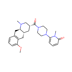 COc1cccc2c1C[C@H]1C[C@@H](C(=O)N3CCN(c4cccc(=O)n4C)CC3)CN(C)[C@@H]1C2 ZINC000028950328