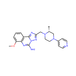 COc1cccc2c1nc(N)n1nc(CN3CCN(c4ccncc4)C[C@H]3C)nc21 ZINC000473247738